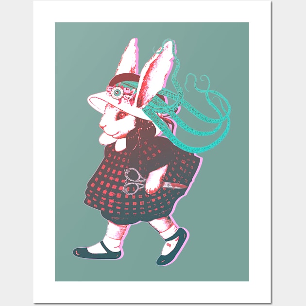 Bunny Wall Art by Crowtesque